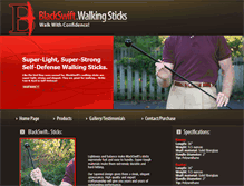 Tablet Screenshot of blackswiftsticks.com